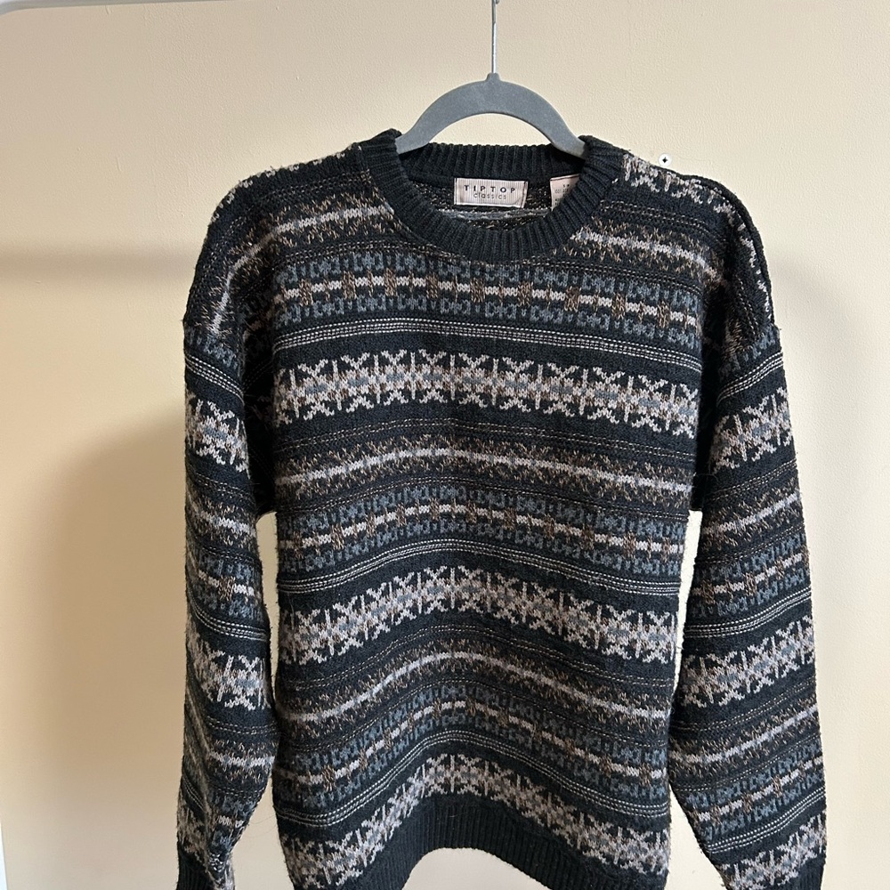 Vintage Patterned Sweater